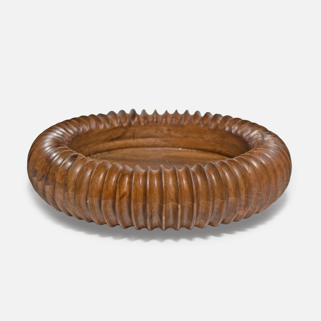 FLUTED BOIS- WOODEN BOWL