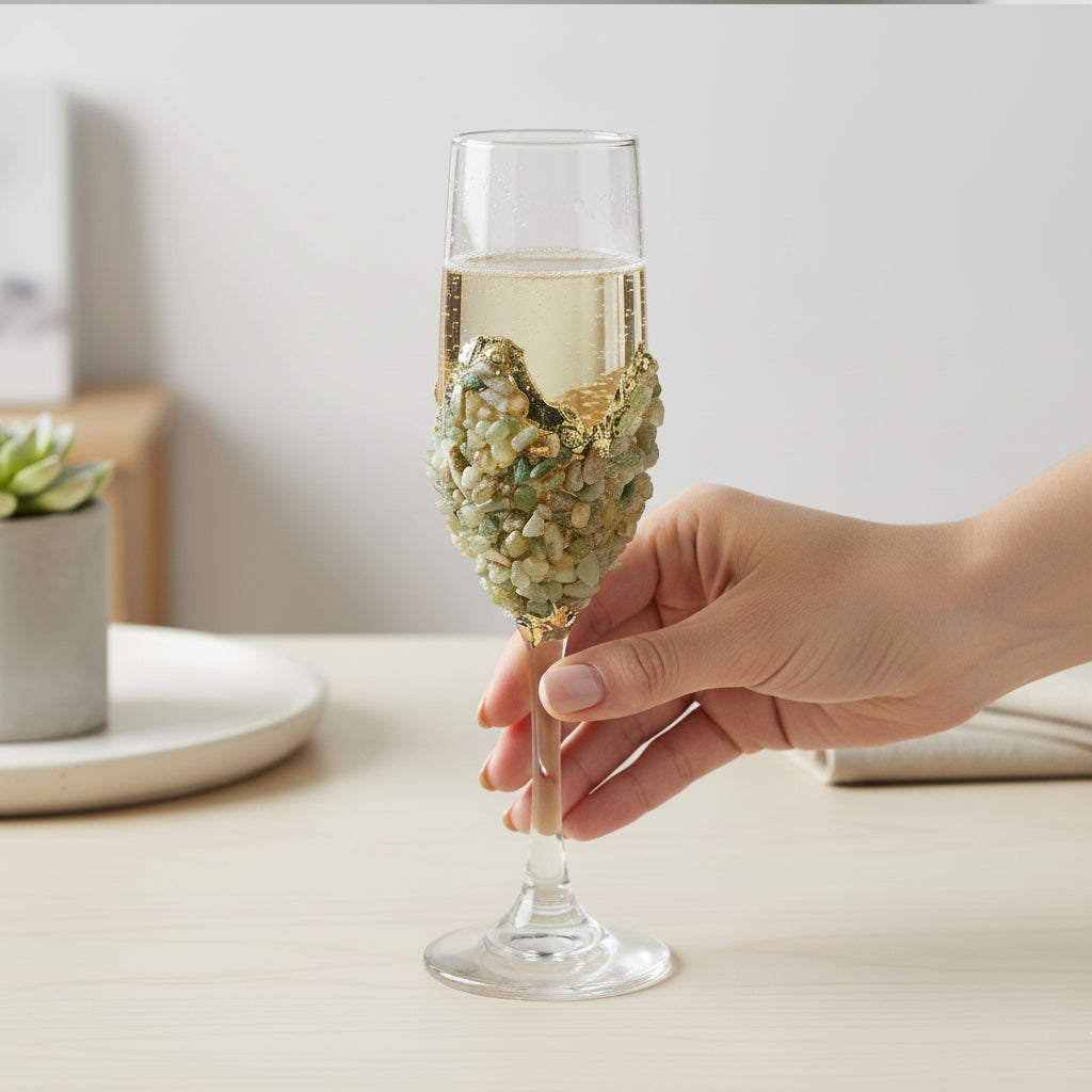 Limited edition - Carcino - Champage Glass