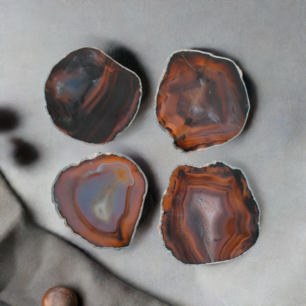 ORRAY - AGATE COASTER SET