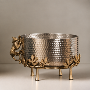Handmade Luxe - Planter/Urli with Panther
