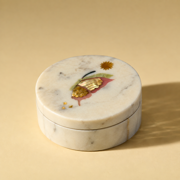 Aira - Marble Inlay Keepsake Box