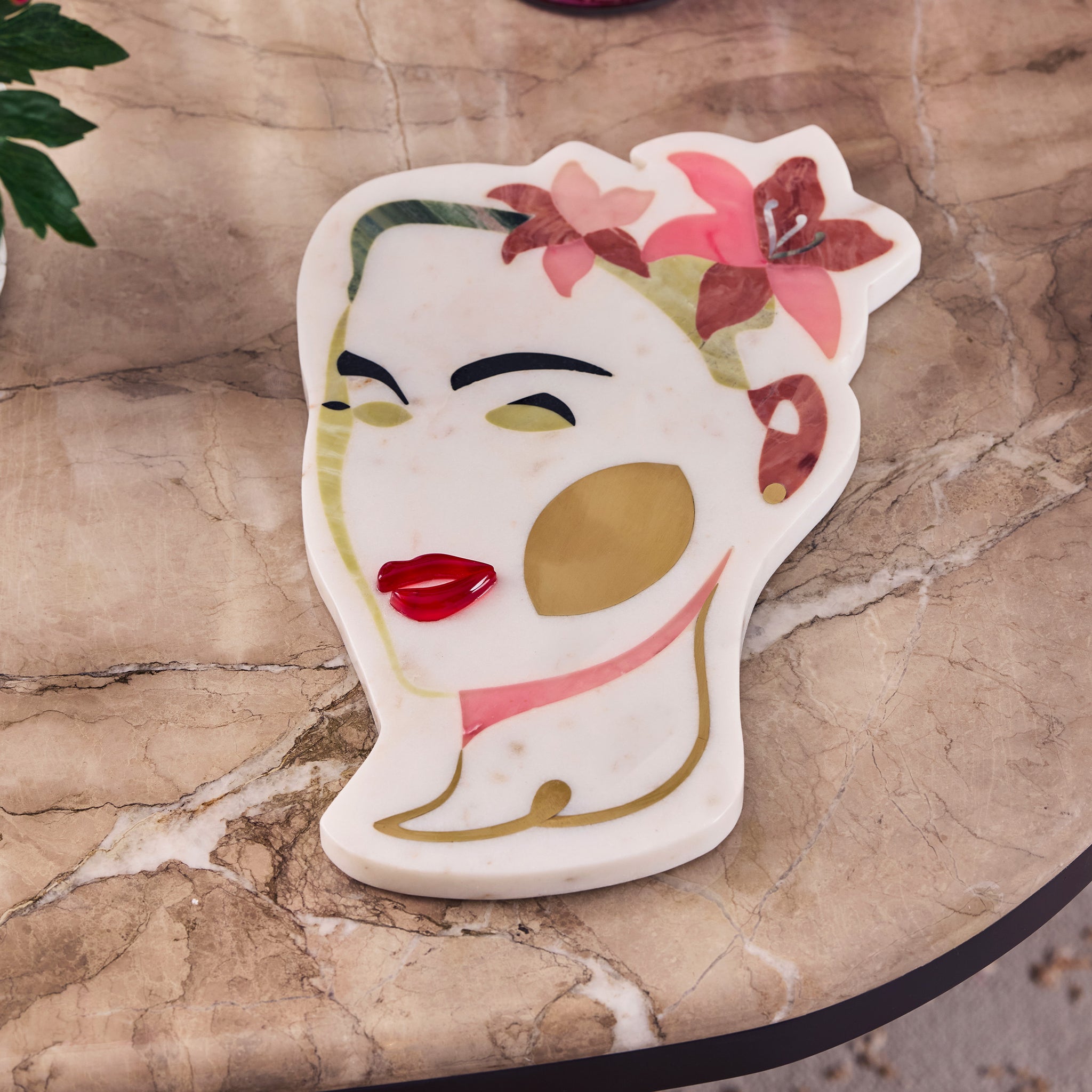 Limited edition - Frida Kahlo - Marble Inlay Platter