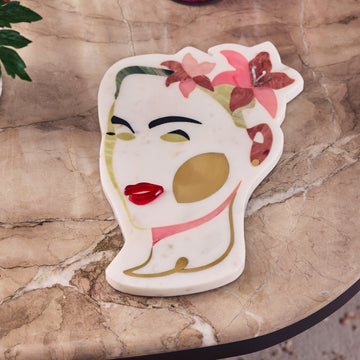 Limited edition - Frida Kahlo - Marble Inlay Platter