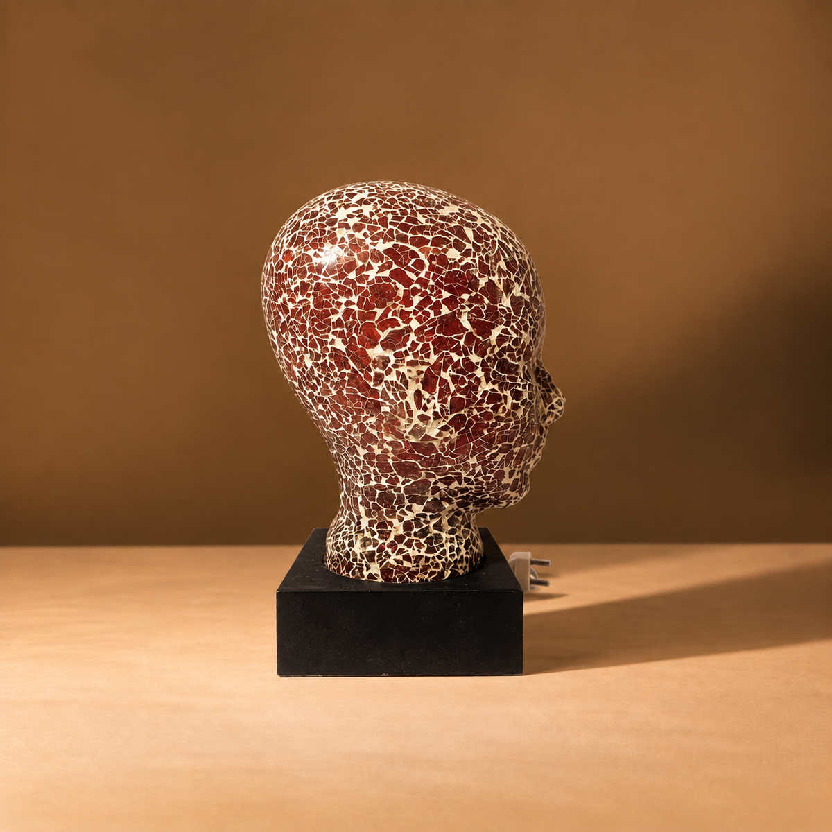 Luminera Red - Handmade Mosaic Lamp