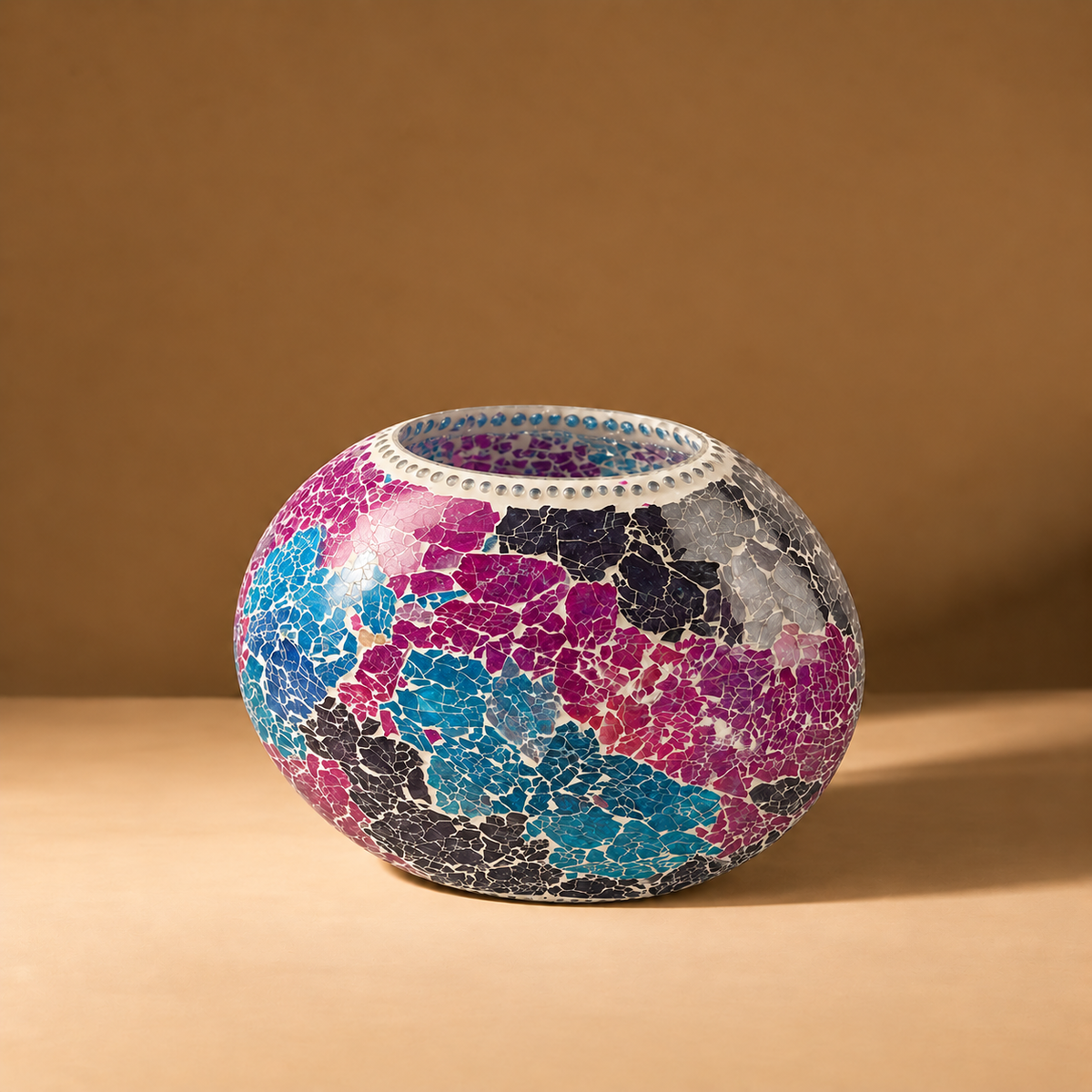 Saphira - Multicolor Handmade Glass Large Lamp