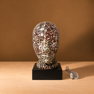 Luminera Red - Handmade Mosaic Lamp