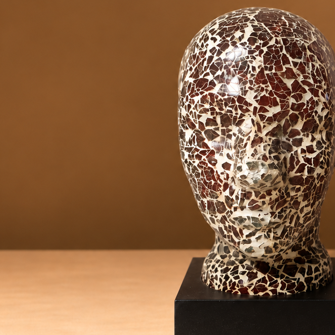 Luminera Red - Handmade Mosaic Lamp