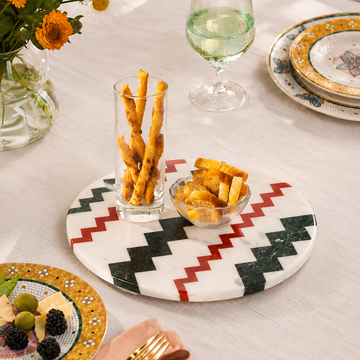 Limited edition Capri - Marble Inlay Lazy Susan
