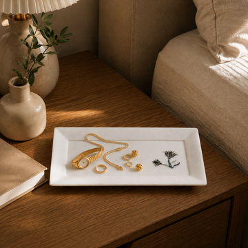 ISSEY MOTIF - MARBLE IVORY PLATTER