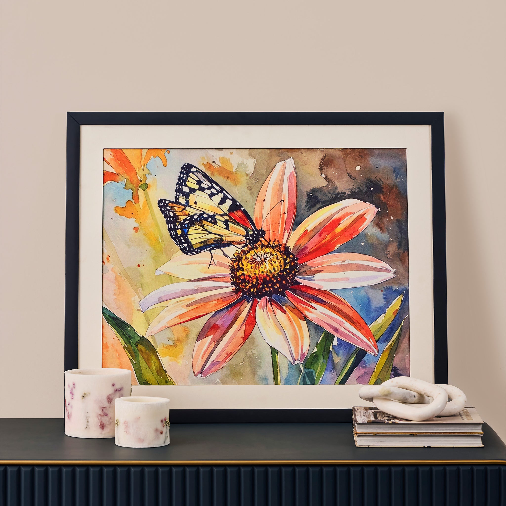 Mirua - Hanpainted Print on Canvas