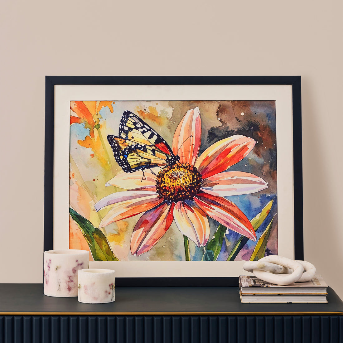 Mirua - Hanpainted Print on Canvas