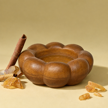 PUMPKIN - WOODEN CANDLE HOLDER