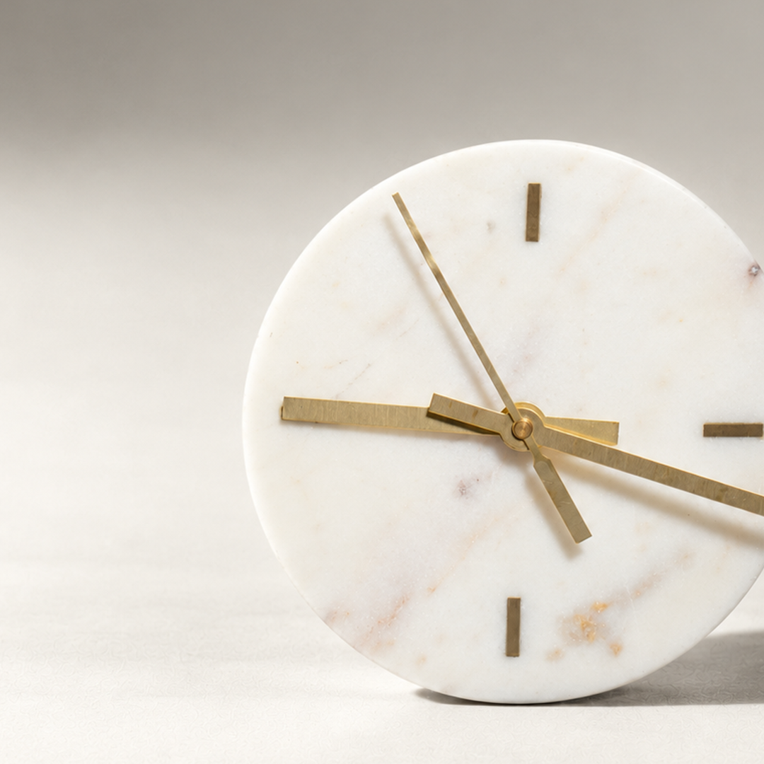 PENDULE - MARBLE TABLE CLOCK