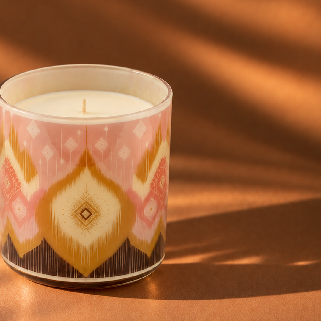 Rosavi - Glass Candle