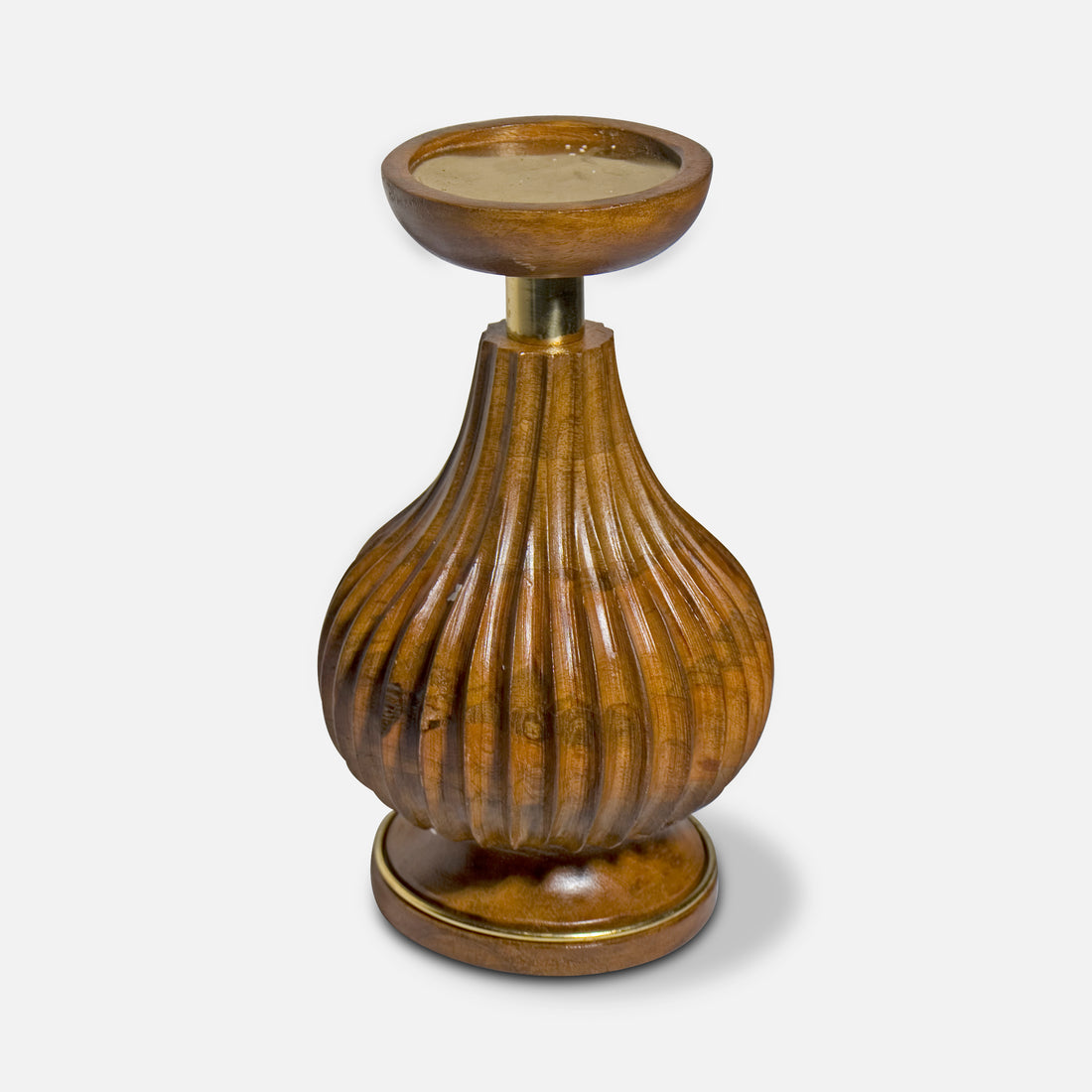 ROSTRI - WOODEN CANDLE HOLDER