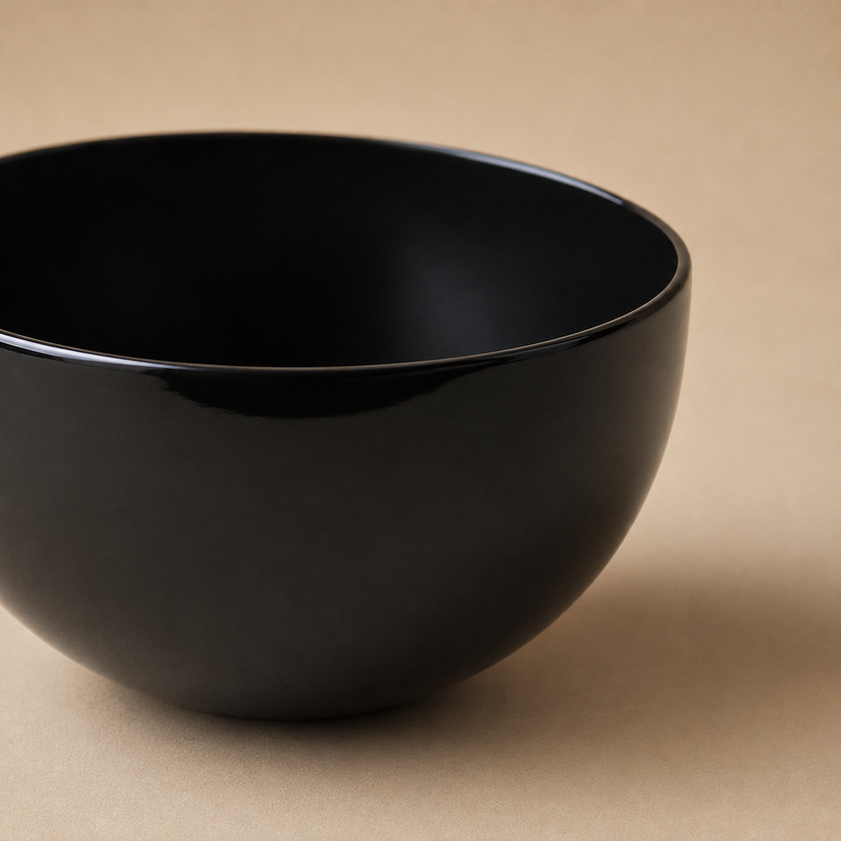 Serpentine Bowl Handpainted (Gold & Black)
