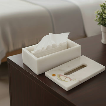 Vireya - Marble Inlay Tissue box