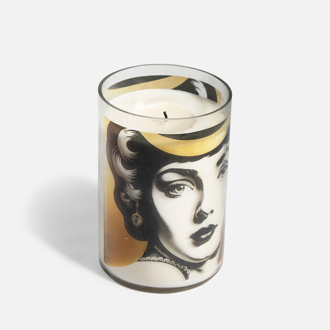 MARIA - GLASS FACE PAINTED CANDLE JAR